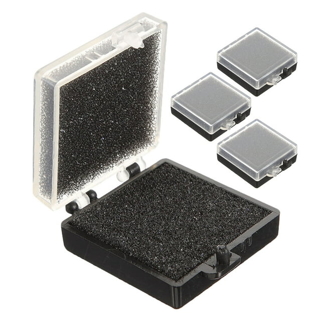 Raindrops 4Pcs Anti Static Electronic Component Storage Box with Protective Foam for Chip Organization Black