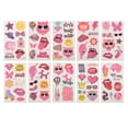 thumbnail image 1 of Unique Bargains 10 Pcs Realistic Fake Tattoos Butterfly Pattern Temporary Tatto Pink Red, 1 of 5