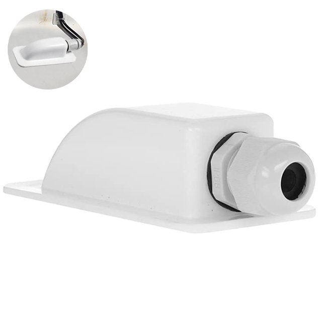 1 pieza de entrada de cable doble impermeable para paneles solares, autocaravanas, caravanas, barcos, para todo tipo de cables de 2,5 mm² a 6 mm²
