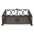 thumbnail image 2 of Scroll Collection Steel Flat Napkin Holder, Bronze, 2 of 4