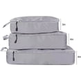 thumbnail image 5 of Carestrong Travel essentials packing cubes for travel compression, carry-on luggage organizer bags with laundry bag, suitable for backpacks (Sky Blue), 5 of 7