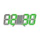 thumbnail image 1 of 3D Smart Stereo Alarm Clock LED Clock Temperature Clock Korean Living Room 3D Wall Clock Digital Desk Clock, 1 of 2