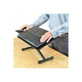 thumbnail image 3 of KT3 Support Ergonomique pour Clavier d'Ordinateur, Hauteur Réglable, Angle, Inclinaison Négative pour Se Tenir Debout, Élever les Claviers à la Hauteur Debout, s'Asseoir, Se Tenir Debout sur Bureau, Rehausseur, Support, Plateau, Plateforme, Levage au-Dessus du Bureau, Noir, 3 of 6