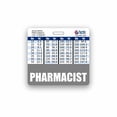 thumbnail image 2 of Pharmacist Badge Buddy Horizontal w/Height & Weight Conversion Charts (Standard, Gray), 2 of 4