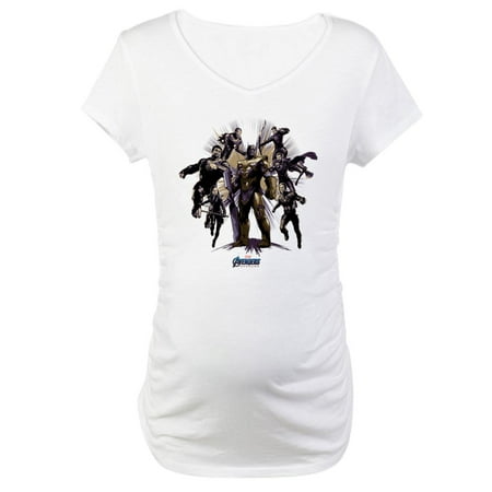 

CafePress - Avengers Endgame Characters Maternity T Shirt - Cotton Maternity T-shirt Cute & Funny Pregnancy Tee