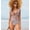 Color 2, variant on One Piece Swimsuit for Women Tummy Control Ruffle Bathing Suit V Neck Ruched Swim Suit Slimming Cutout Swimwear