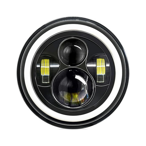 1Pcs 7 inch Car Motorcycle Headlight with DRLTurn SignalLow Beam/ 7'' Round Headlight 6000K 140W IP67 Waterproof