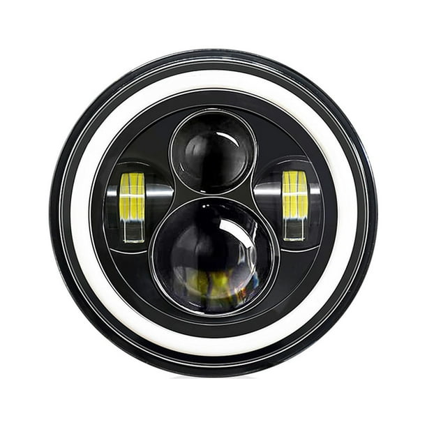 1 Uds. Faro LED para motocicleta y coche de 7 pulgadas con DRL/señal de giro/bajo