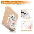 thumbnail image 4 of Pink Black Blue Butterflies Napkin Holder for Table Clear Napkin Stand Paper Holder Acrylic Organizer Dispenser Napkins for Dinner Kitchen Restaurant Room, 4 of 8
