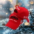 thumbnail image 2 of MAGA Hat 2D Flat Ornament, Funny Christmas Gift Acrylic Ornament, 3.5 inches, 2 of 3