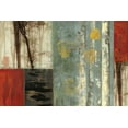 thumbnail image 2 of PI Studio 14x11 Black Ornate Wood Framed with Double Matting Museum Art Print Titled - Birch Patchwork, 2 of 4