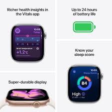 Apple Watch Series 11 (GPS) 42mm Silver Aluminum Case with Purple Fog Sport Band