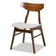 thumbnail image 2 of Baxton Studio Danica Mid-Century Modern Transitional Light Grey Fabric Upholstered and Walnut Brown Finished Wood, 2 of 6