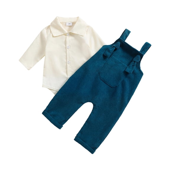 OJSFQUFP Newborn Baby Boy Clothes Gentleman Wedding Suit Infant Outfits Formal Dress Shirt Suspender Pants
