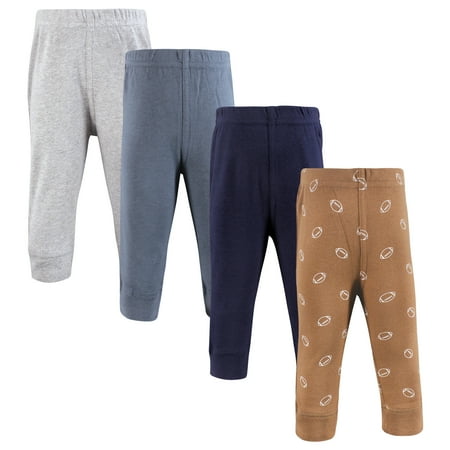 Hudson Baby Boys Cotton Pants and Leggings Football Fan Preemie
