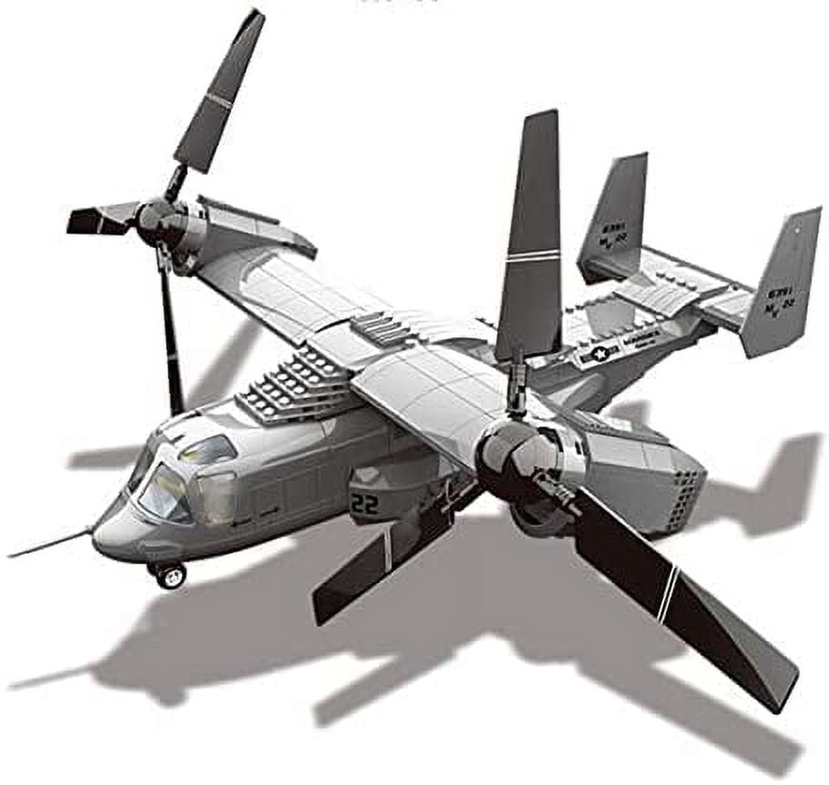 US Marines Osprey V-22 Building Blocks Set | General Jim&rsquo;s Toys & Bricks | GJ-OSMP