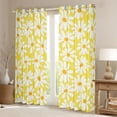thumbnail image 2 of Homewish Vibrant Yellow Flower Blackout Curtains Set of 2 (52x84 Each) for Kid, Groovy Daisy Floral Window Curtains, Kawaii Cartoon Theme Curtains and Drapes, Living Room Curtains Decor, 2 of 6