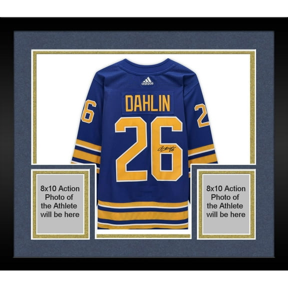 Framed Rasmus Dahlin Buffalo Sabres Autographed Royal Blue 2020 Model Adidas Authentic Jersey - Fanatics Authentic Certified