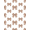 Pink Cream, Pattern 13, variant on ODIKA 8'x10' Washable Area Rug Feminine Pink Ribbon Scattered Motif Charming Detail Short for Living Room, Under Sectional, Family , Durable, Non-Slip