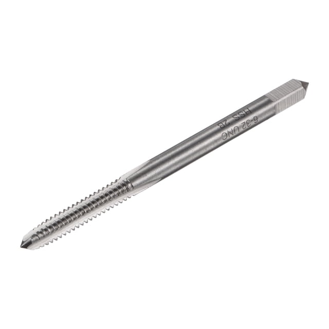 Unique Bargains 6-32 UNC 2B 3 Straight Flutes Machine Thread Tap M42 High Speed Steel