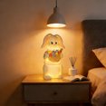 thumbnail image 6 of Lighted Easter Bunny, 6" Rabbits with Lights, Light Up Easter Basket Rabbits Easter Gift, Party Favor Figurine for Spring Tabletop Holiday Room, 6 of 6
