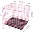 thumbnail image 2 of AVEKI Dog Cage pet cage - Single Door Metal Dog crates with Movable Tray- & Carry, Kennel for Medium Dogs Suitable for Poodle Dog cat Dog Crate Rabbit Soft Sided Dog Crate Dog Kennel 0601M, 2 of 8