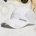 thumbnail image 4 of Men Baseball Hat Hollow Out Lightweight Mesh Sun Summer Hat for Running, 4 of 8