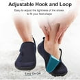 thumbnail image 4 of Leisfit Womens Men Slippers Wide Width Diabetic Shoes Adjustable Barefoot Walking Shoes for Arthritis Edema Feet, 4 of 8