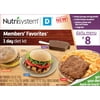 Nutrisystem D Members' Favorites 1 Day Diet Kit - Menu #8