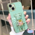 thumbnail image 2 of Carcasa De Oso Violento Para OnePlus 8T Nord 2 5G 9 8 Pro Nothing Phone 1 Funda De Teléfono Galvanoplastia Candy Bear Soporte De Silicona Anticaída Suave Cubierta Protectora, 2 of 4