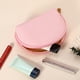 thumbnail image 5 of Bolsa de maquillaje de media luna, pequeña bolsa de belleza cosmética de media luna para monedero, práctico organizador de bolsas de cosméticos para mujeres, rosa beige, 5 of 8