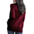 thumbnail image 2 of FUNING Women's Open Front Casual Long Sleeve Knit Classic Sweaters Cardigan with Pockets, 2 of 8