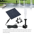 thumbnail image 3 of Ounissouiy Fuente de agua alimentada por energía Solar, rociador de agua inalámbrico Flexible resistente al desgaste, fácil instalación para Jardín y Patio, 3 of 6