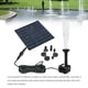 thumbnail image 2 of Billuyoard Fuente de agua con energía Solar, ahorro de energía, piscina, estanque, rociador de agua rápido inalámbrico, decoración de jardín Jardín y Patio, 2 of 6