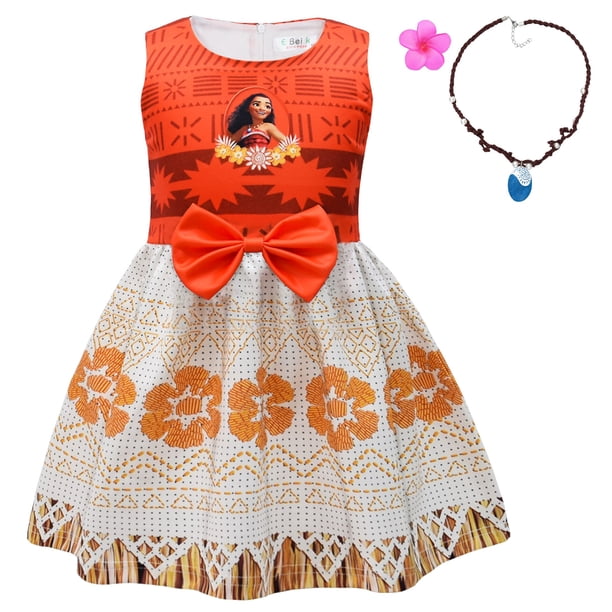 Disney Kids Dresses For Girls Summer Vestido Rapunzel Clothes Frozen Princess Elsa Anna Belle Moana Minnie Birthday Party Dress8-9T(Tag150) Gao Jinjia LED
