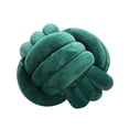 thumbnail image 1 of Txlixc Almohada acolchada de terciopelo, almohada acolchada esférica retorcida de terciopelo de color sólido Txlixc moda, 1 of 4