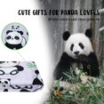 thumbnail image 6 of Panda Blanket Flannel Throw Blankets Cozy Soft Plush Fuzzy Travel Blanket, Cute Home Decor Stuff, Birthday Christmas Panda Gifts for Women Men Teen, 50"x60" (Purple), 6 of 6