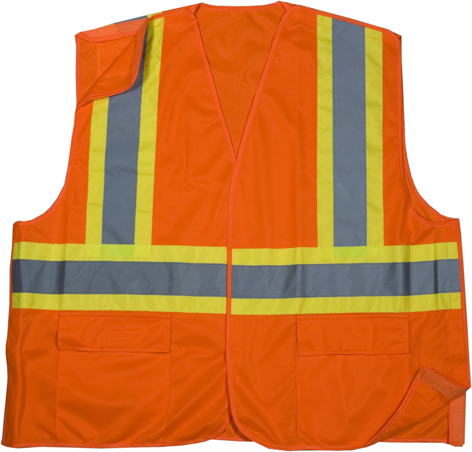 High Visibility Vest L Class 2 Orange BRW SAFETY & SUPPLY S5001-L 