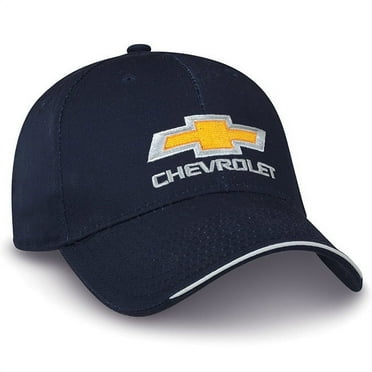 Chevrolet Gold Bowtie Navy Blue Cotton Hat