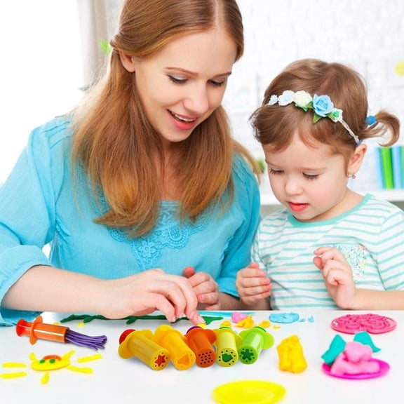 Cake Mould Category Featured Playdoh Tools Set for Dough Extrusion and Shaping, Educational Accessory for Little
