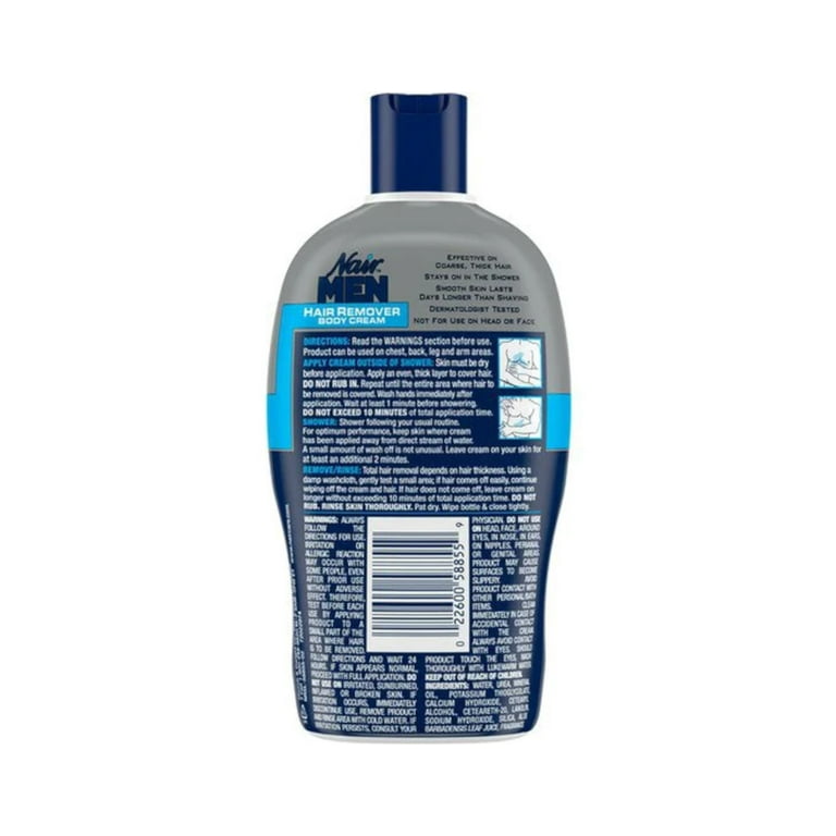 Nair hair removal cream for men discount