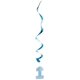 thumbnail image 1 of Decoraciones colgantes para fiestas, Beistle, para el primer cumpleaños, color azul, 1 of 2