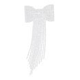 thumbnail image 1 of Miangastore Wedding Party Rhinestone Bow Hair Clip Bowknot Barrette Hairpin with Tassel, 1 of 9