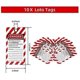 thumbnail image 2 of 10 Red Lockout Tagout Locks with 10 Lock Out Tags, Keyed Different, Compliant Safety Locks, 2 of 5