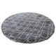 thumbnail image 1 of Xihbxyly Ofertas Flash de hoy Ofertas Prime Liquidación Alfombra redonda de lana de seda a rayas para dormitorio, a prueba de tontos, para sala de estar, sofá, alfombra para el suelo, cesta colgante, 1 of 4
