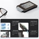 thumbnail image 2 of Billetera umoven Pop Up con bloqueo RFID de cuero color café, 2 of 6