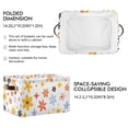 thumbnail image 2 of Yayeee 2 Pack Canvas Storage Basket with Handles for Shelves Fabric Bins Closet Organizer, Colorful Retro Floral, 2 of 8