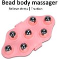thumbnail image 2 of Guante de masaje de mano portátil con bola de masaje, guante de masaje de tejido profundo, masajeador magnético para cuello, pecho, isquiotibiales, muslos y, 2 of 6