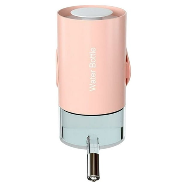 Greeniant Jaula para mascotas dispensador de agua colgante desmontable Universal recargable lavable hogar ABS alimentador fuente accesorios Suministros de alimentación y agua para mascotas Rosa 500ml Greeniant PT005005-03B