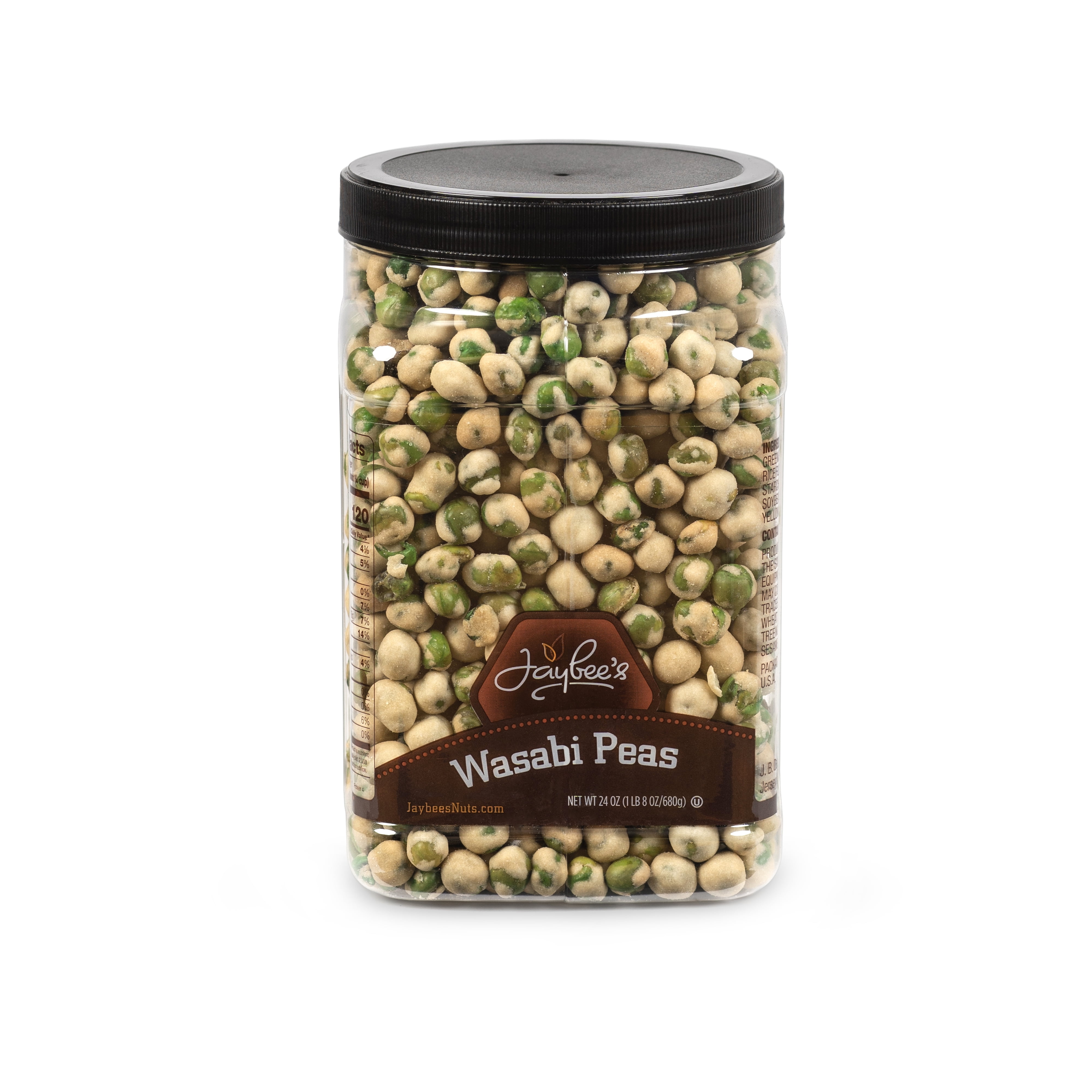 Wasabi Peas (24 oz) Great Crunchy Spicy Snack for Daily Use Plenty